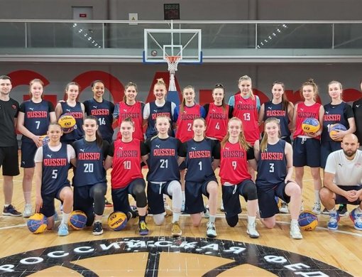 Начался просмотровый лагерь женских резервных сборных 3x3